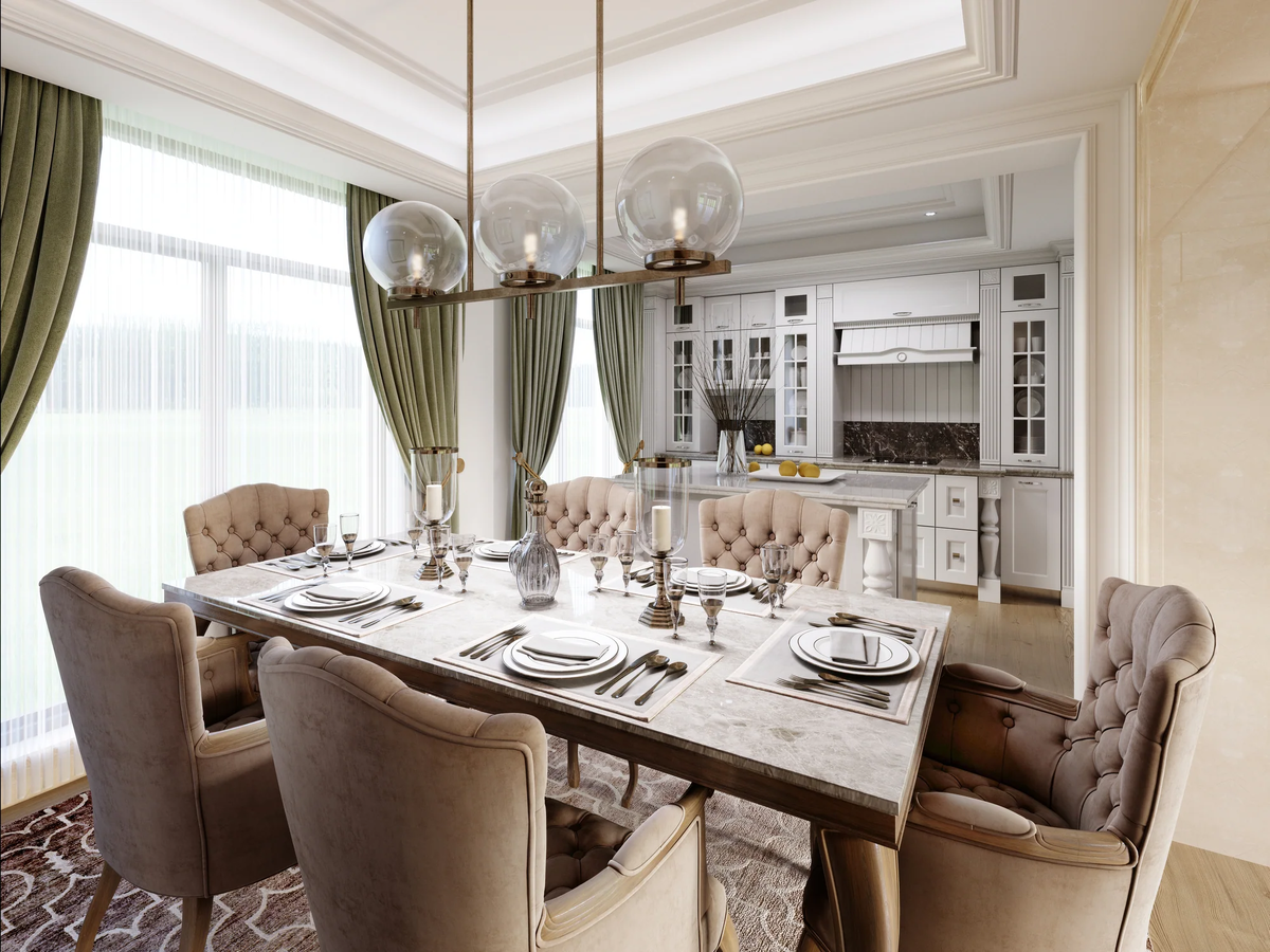 Заказать текстиль для столовой 