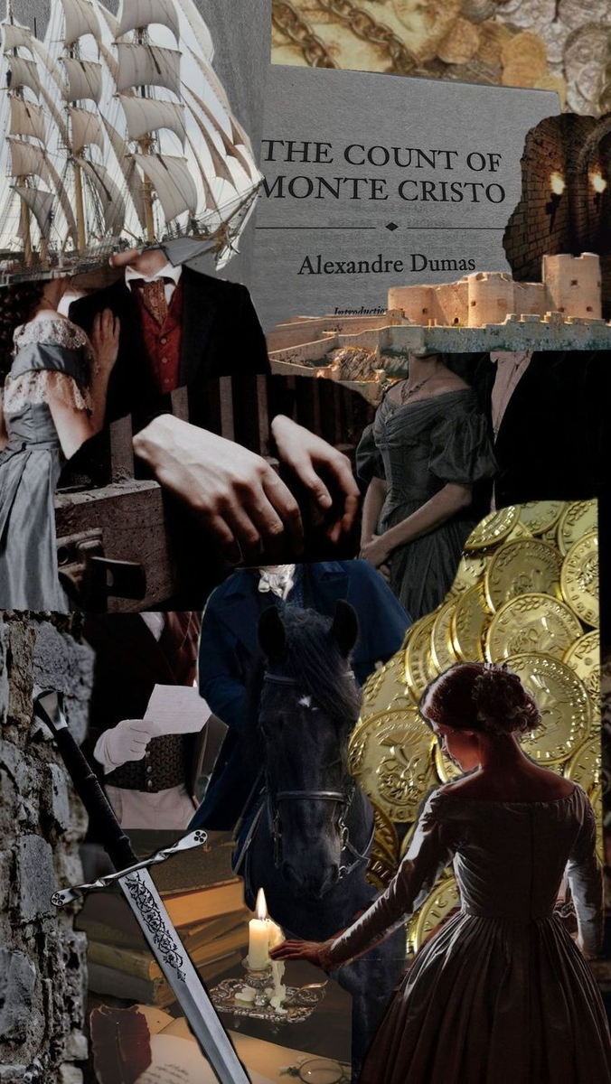 Эстетика романа Александра Дюма "Граф Монте-Кристо". Источник: https://ru.pinterest.com/