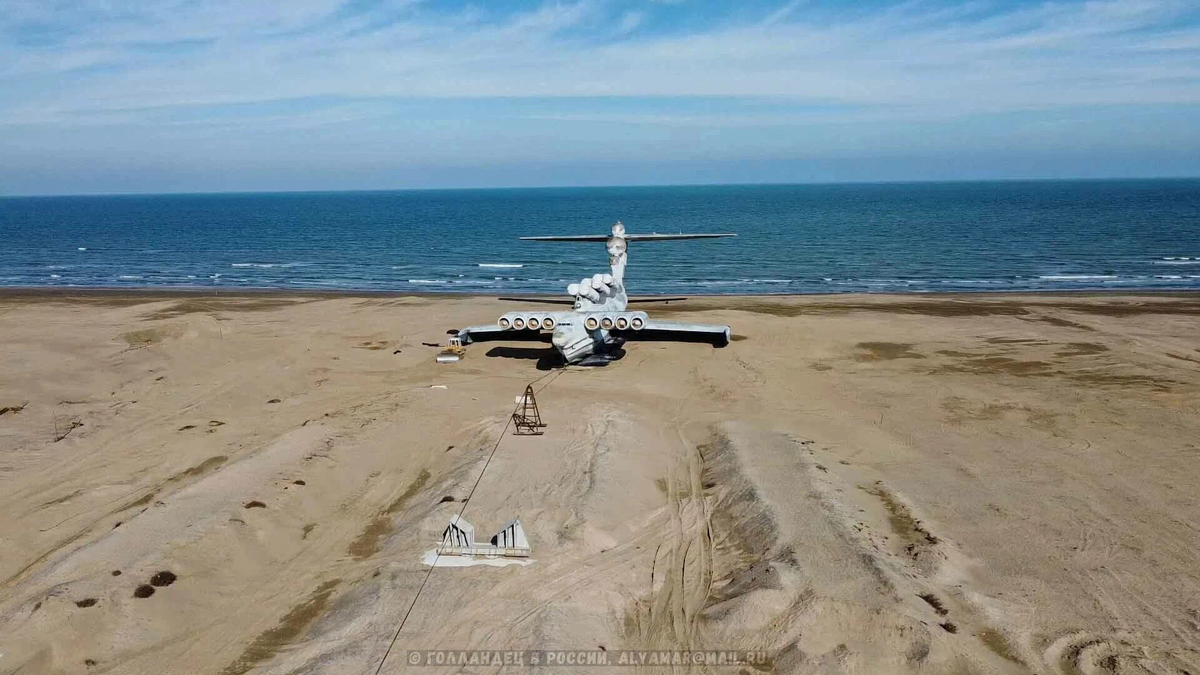 Это Каспийский монстр. Я увидел его и не пожалел. Фото: Голландец в России