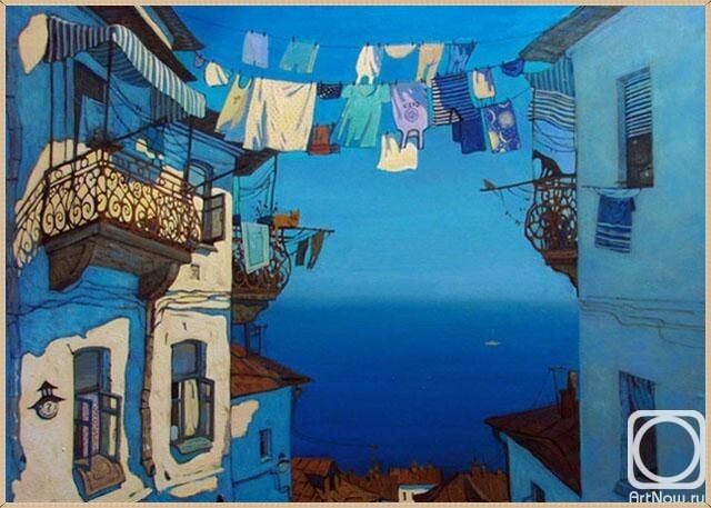 © Елена Зарубина. У моря. Холст, масло. 50 x 70см. 2008 г.