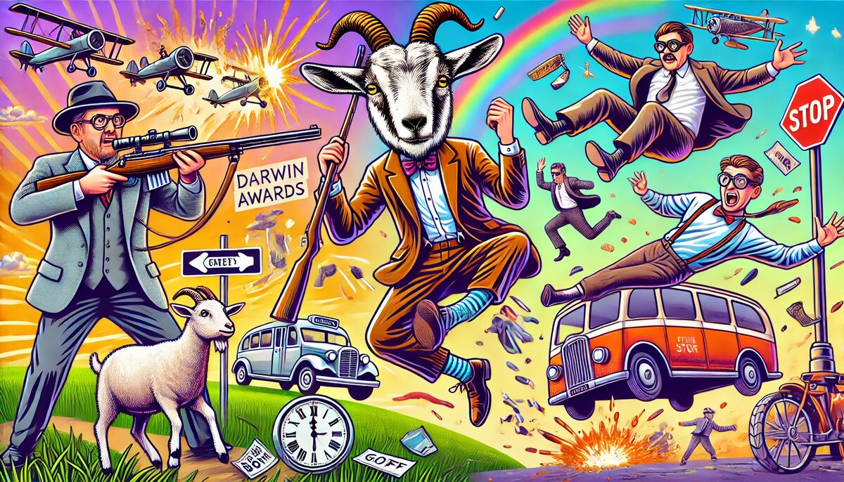 Премия Дарвина 2009: Истории Самых Нелепых Смертей В Мире 