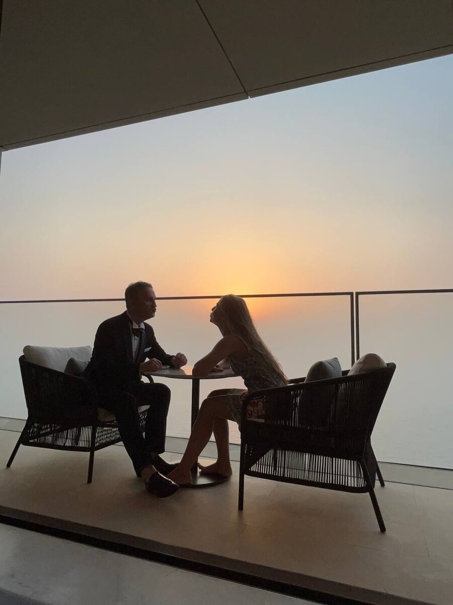 Балкон стандартного номера в Atlantis The Royal