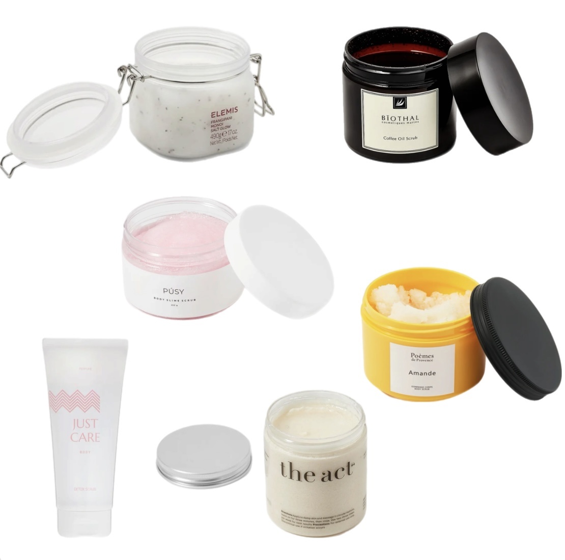 подборка скрабов для тела