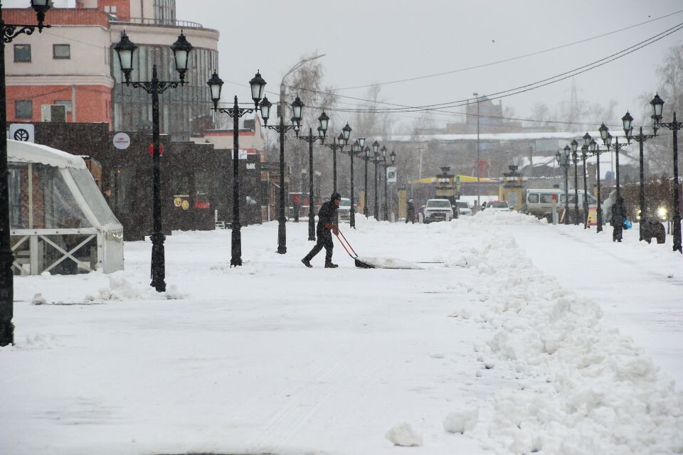    Снег в Барнауле. Ноябрь, 2024. Источник: Виталий Барабаш / "Толк"