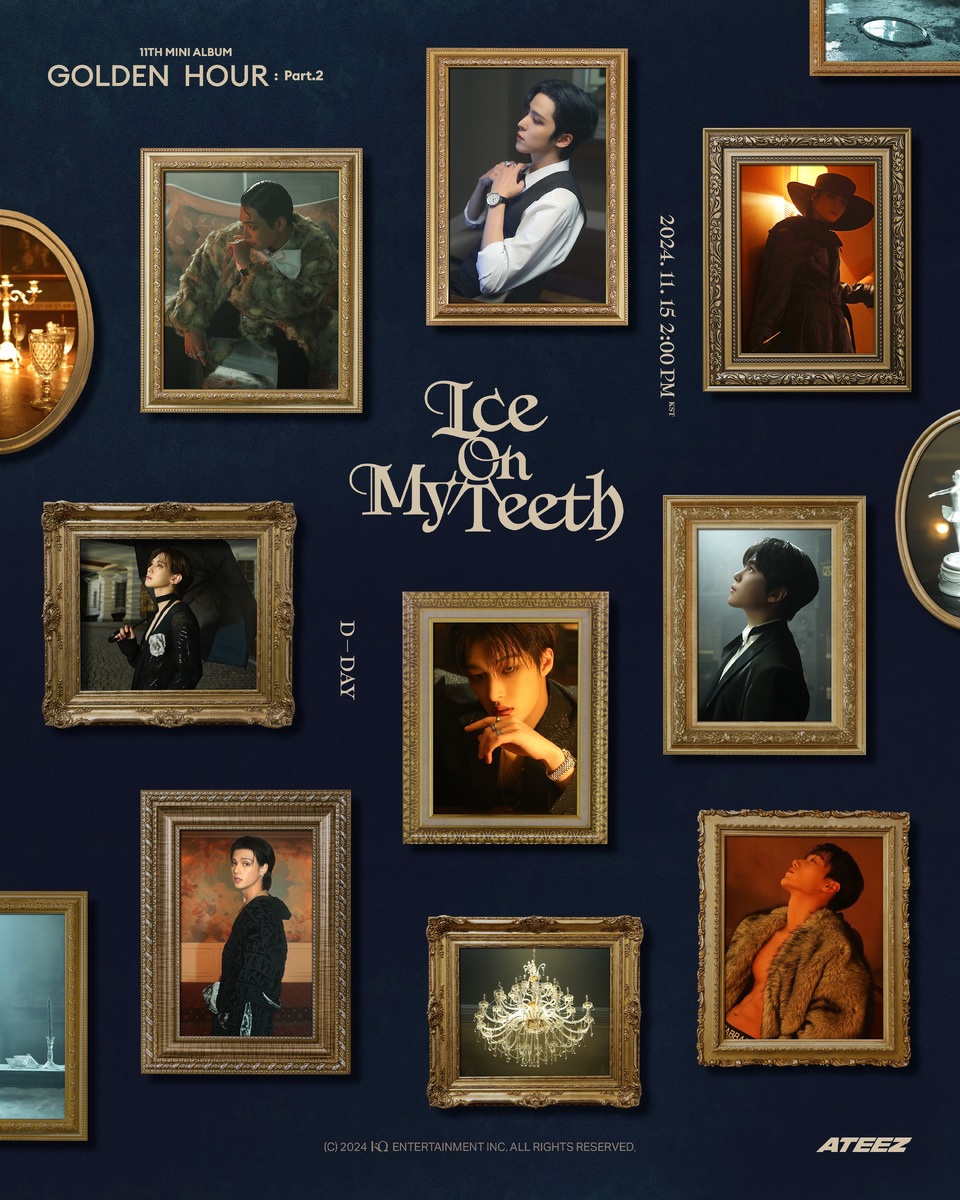    Постер к мини-альбому GOLDEN HOUR: Part.2 группы ATEEZСоцсети