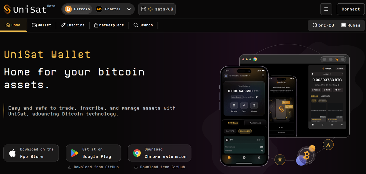 UniSat Wallet BRC-20