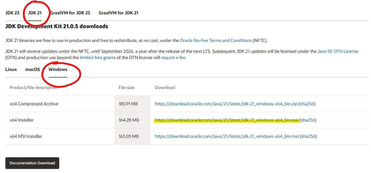 Скачивание установщика