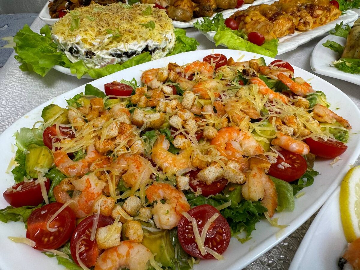 Креветки не поливаем соусом и сухари, 