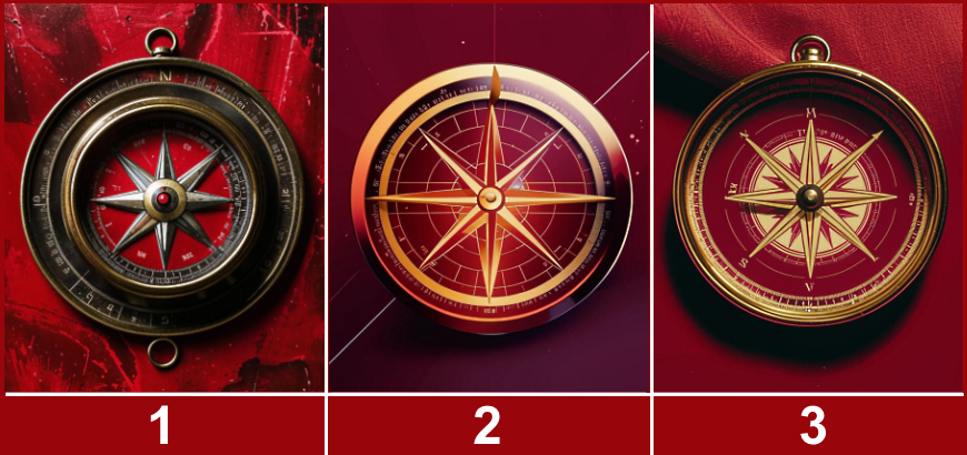 Выберите один компас    