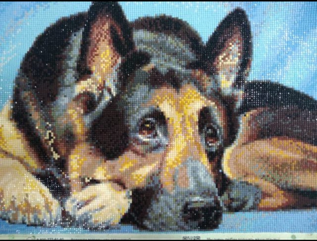 Алмазная мозаика. Сделано руками мамы. 