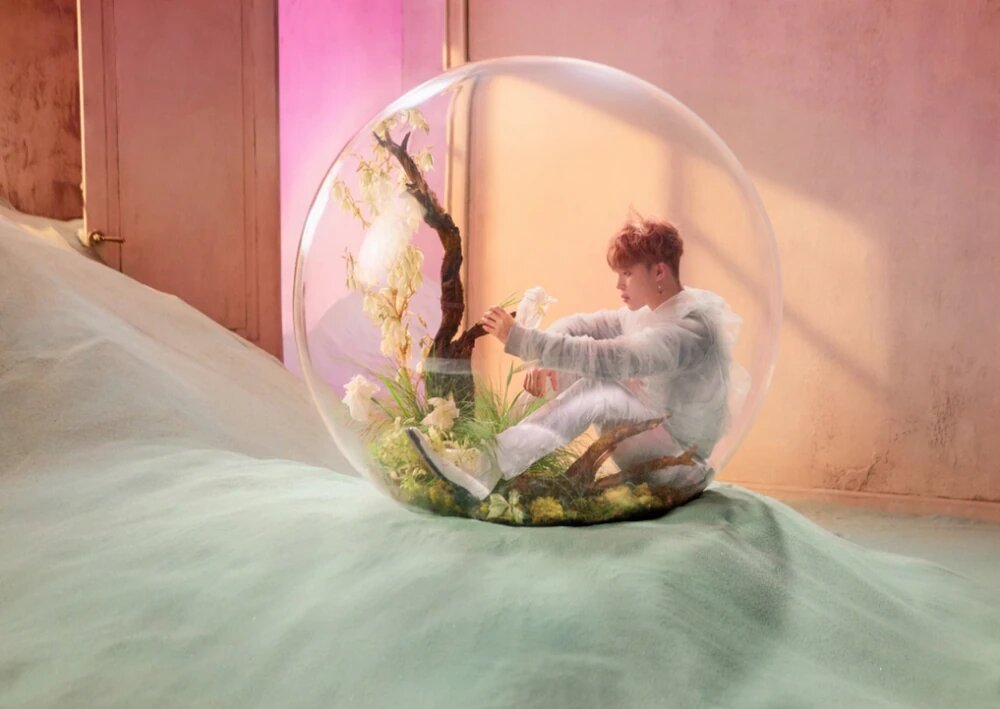 Концепт фото к альбому Love Yourself Answer, версия E