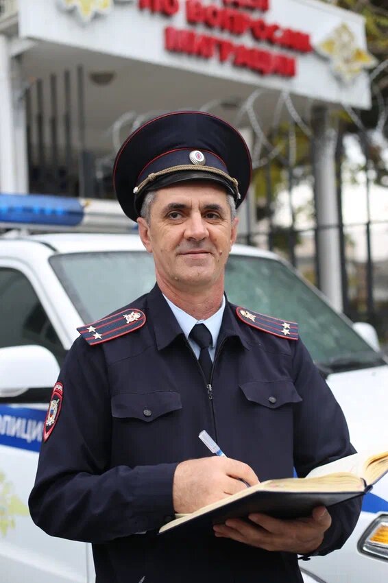    Подполковник полиции Андрей Внуков.