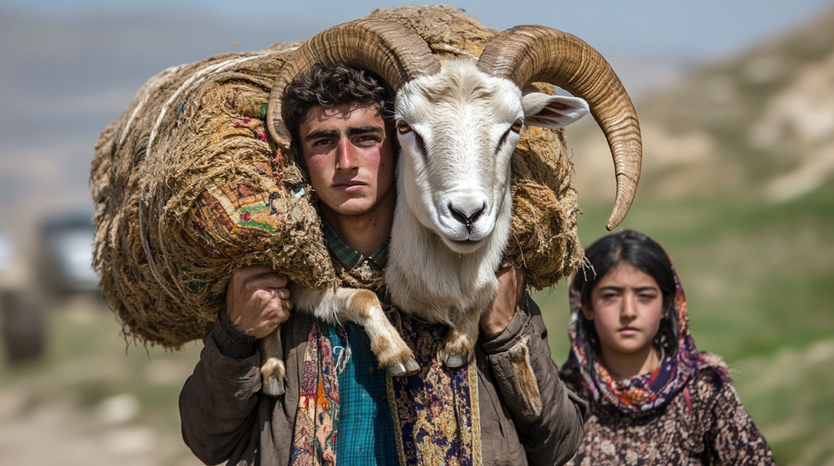 Это так ИИ видит этого пастуха в нашем видео