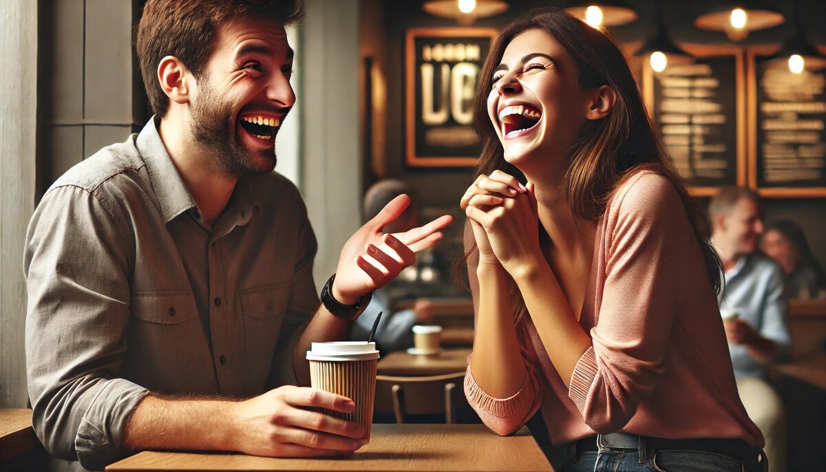 Проявление чувства юмора.