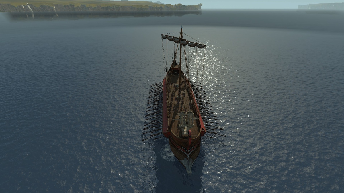 Легкая дальнобойная квинквирема Total War: Rome II нос