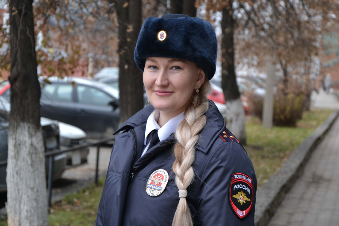 Старший лейтенант полиции Татьяна Елисеева