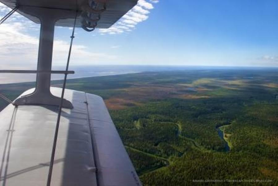 Фото: над Тунгуской