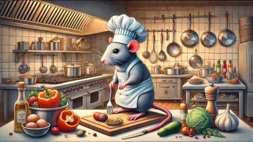 Крыса Реми Повар