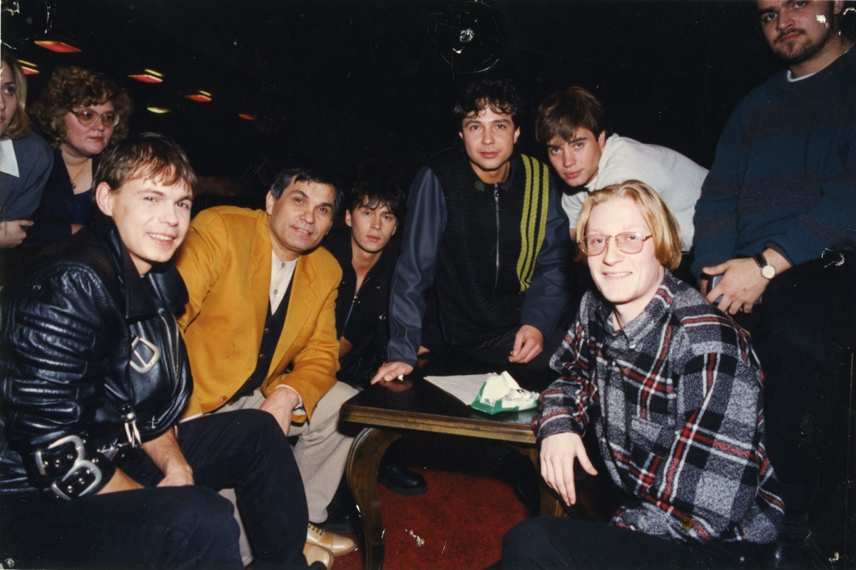 Владимир Левкин (слева) и автор канала "Пераново перо" Олег Перанов (справа). Фото Альвиана Яблонского 