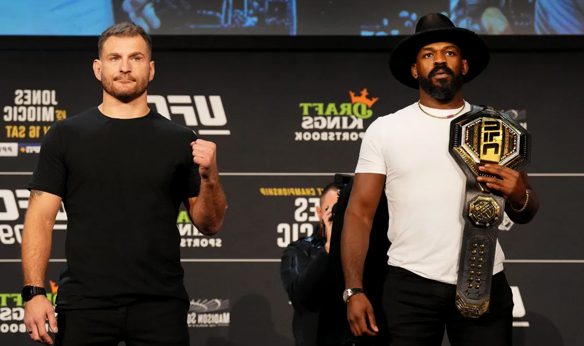 Стипе Миочич и Джон Джонс перед боем