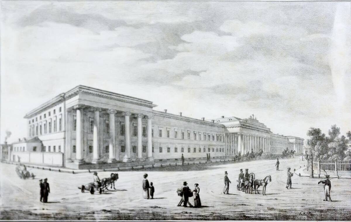 ​Казанский университет в 1830-е годы. Фото: ru.wikipedia.org, Общественное достояние