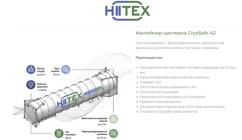 Проект компании ООО «Н2 ТЕХ»