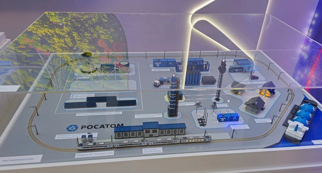 Атомная станция тоже производит водород.