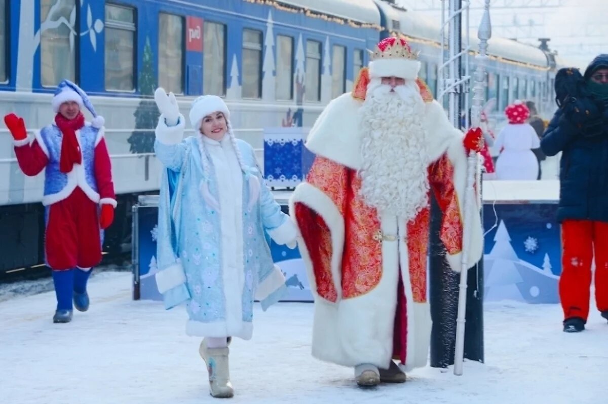    Стали известны дата приезда поезда Деда Мороза в Омск и цена билета на него