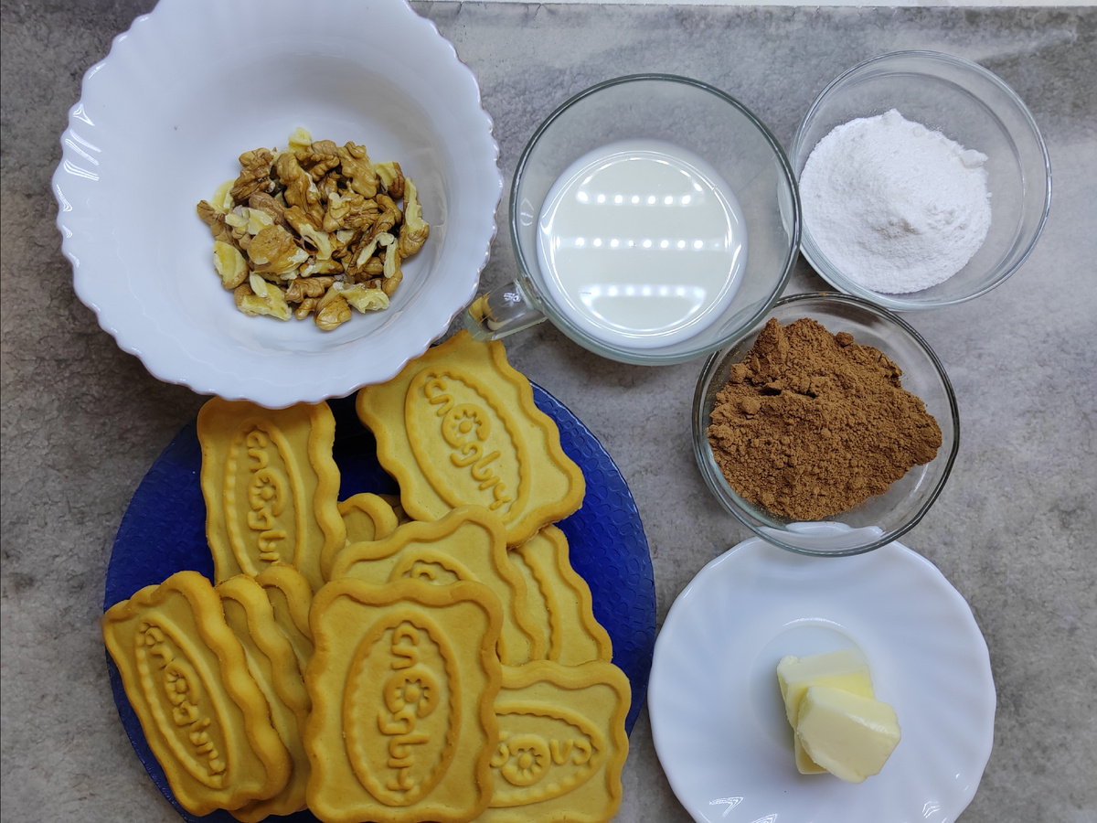 Ингредиенты для пироженные картошка