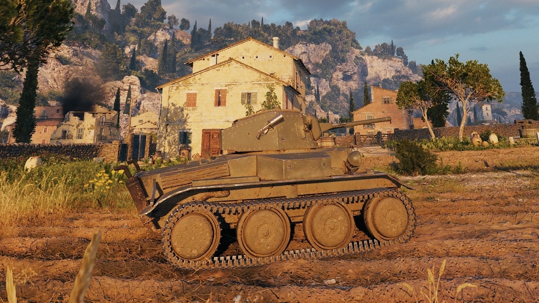 Скриншот из игры «Мир танков» 