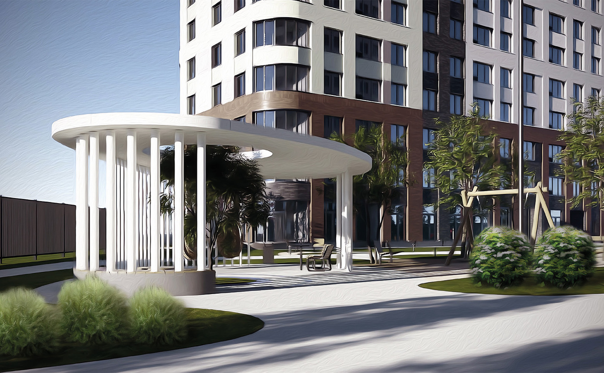 Рендер будущего объекта 