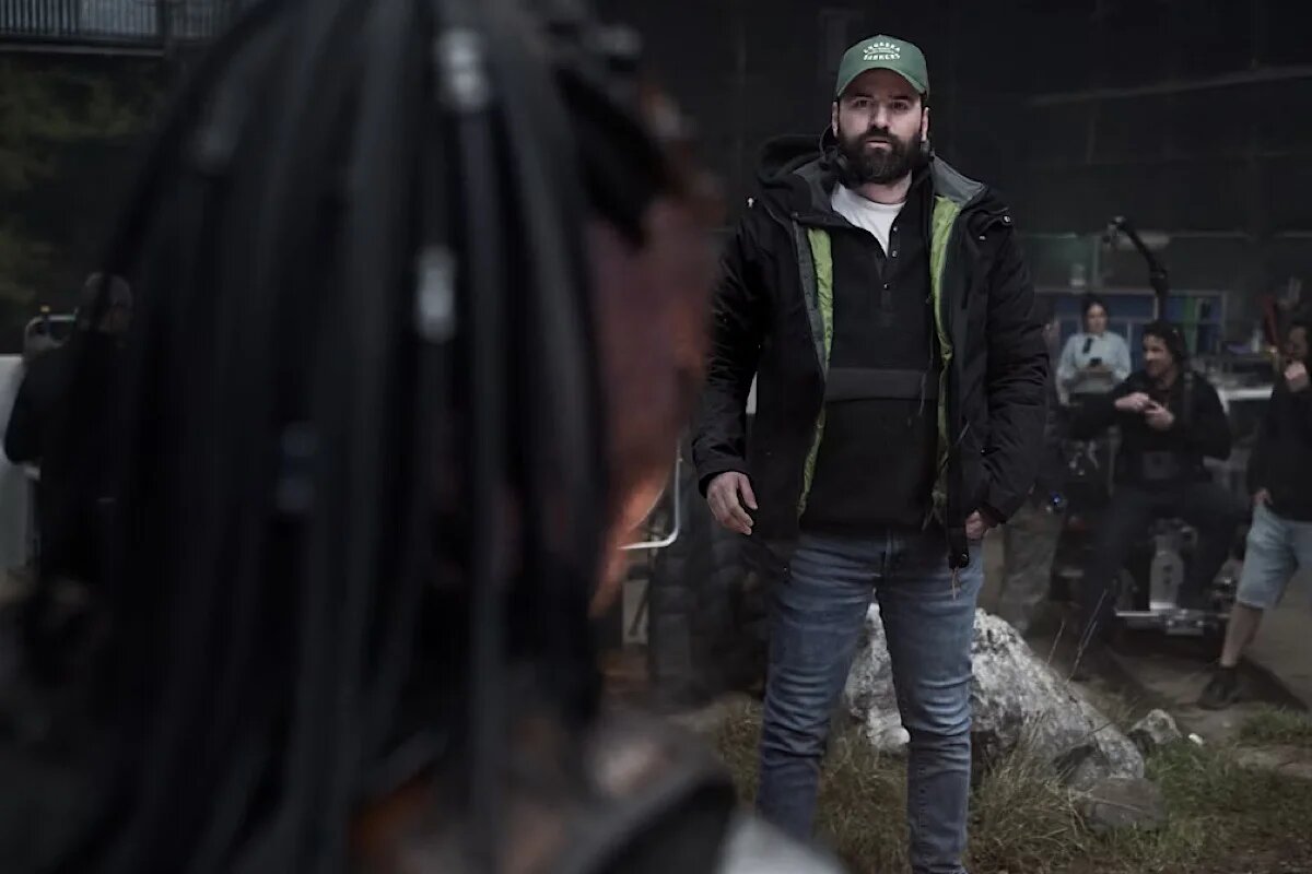 Кадр со съёмочной площадки.