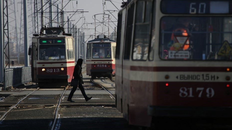    Трамваи в Петербурге, фото для иллюстрации. Автор фото: Антон Ваганов / "Деловой Петербург"
