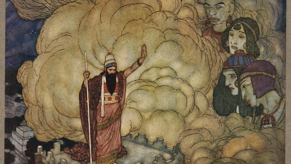 Иллюстрации Эдмунда Дюлака к «Тысяча и одной ночи»: Волшебная сказка