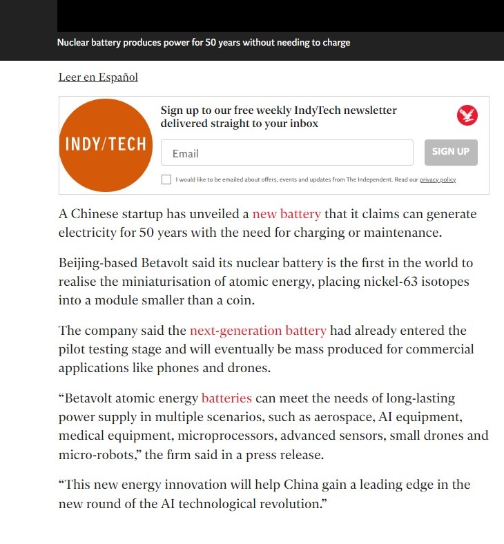 Иностранные издания, хотя бы правильно про изотоп никеля-63 указали. 