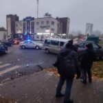    Три автомобиля столкнулись в Барановичах на перекрёстке Зоя Лебедева