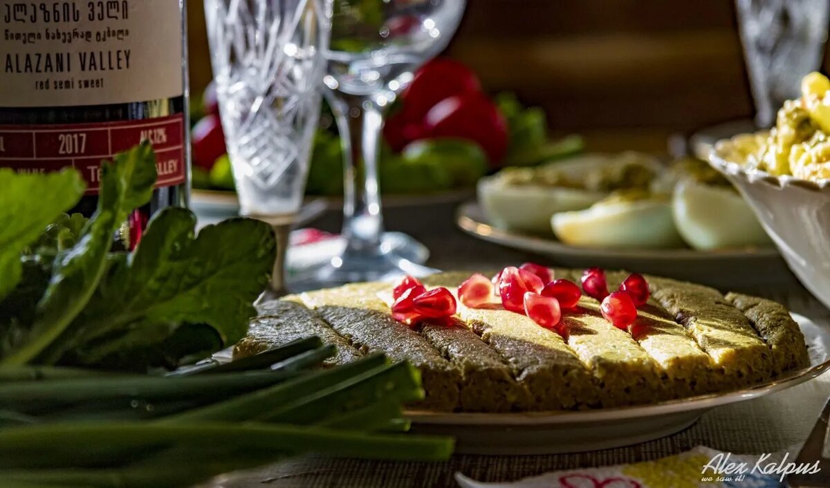 Пхали с орехом из капусты