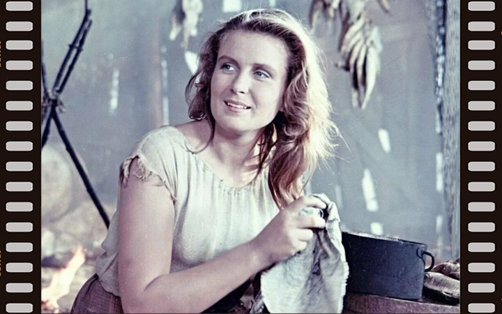 Изольда Извицкая. Кадр из фильма "Сорок первый"