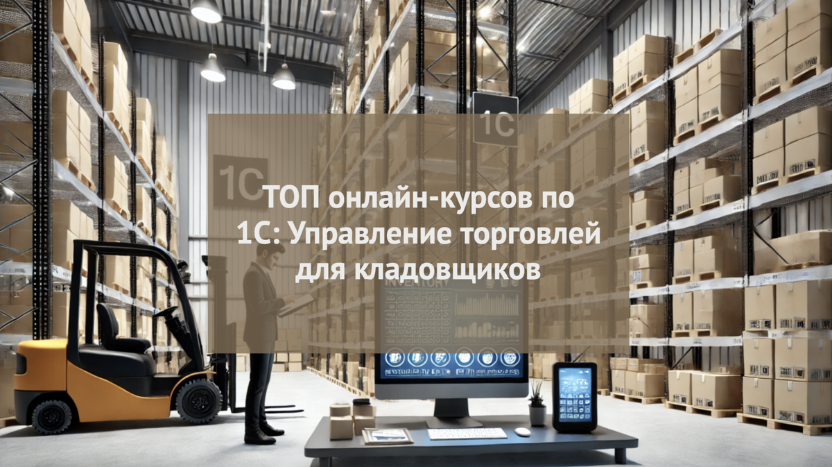 Дистанционные курсы обучения по 1С:Торговля и склад с нуля для кладовщико