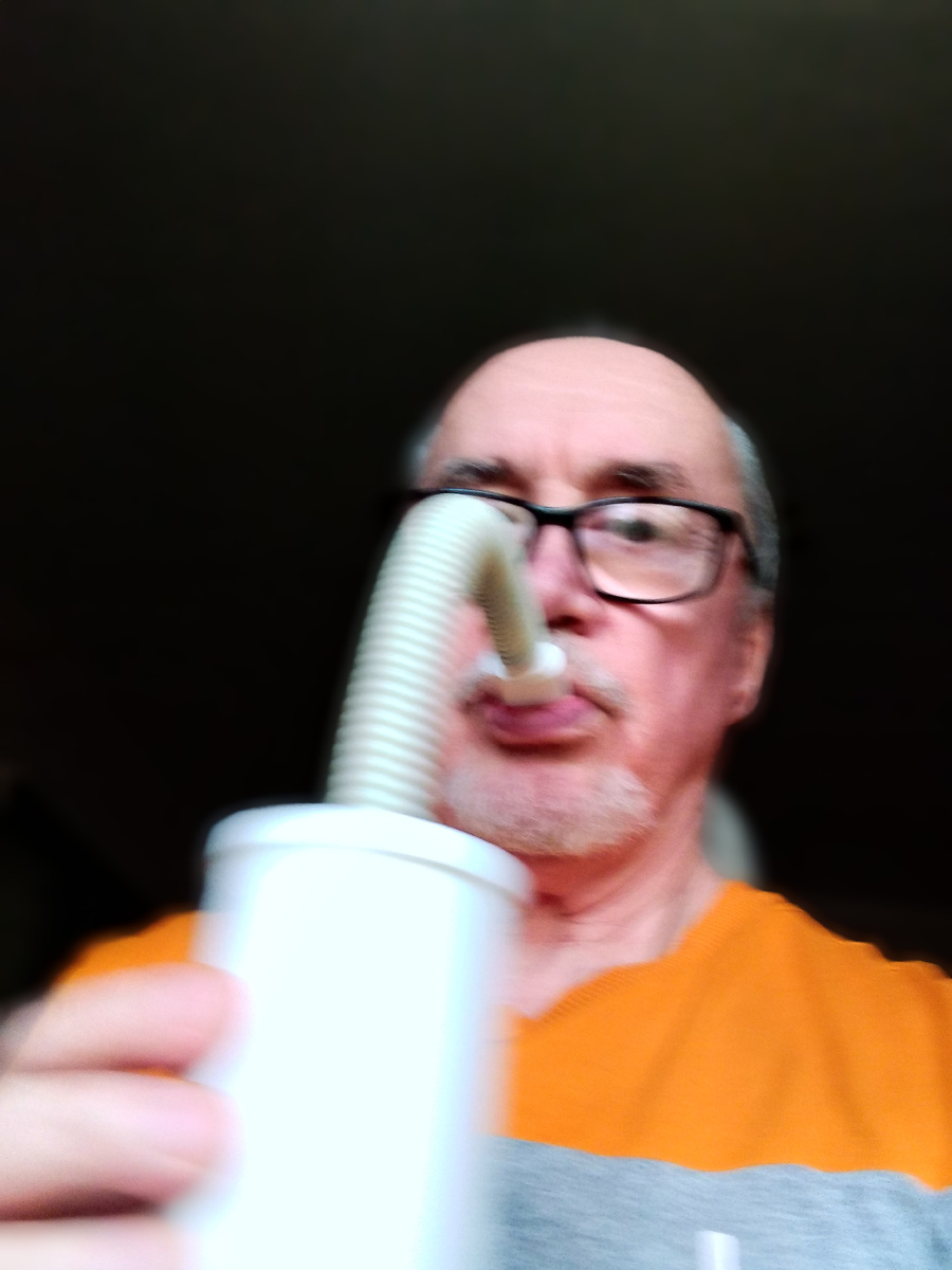 Дышу на тренажёре Фролова.