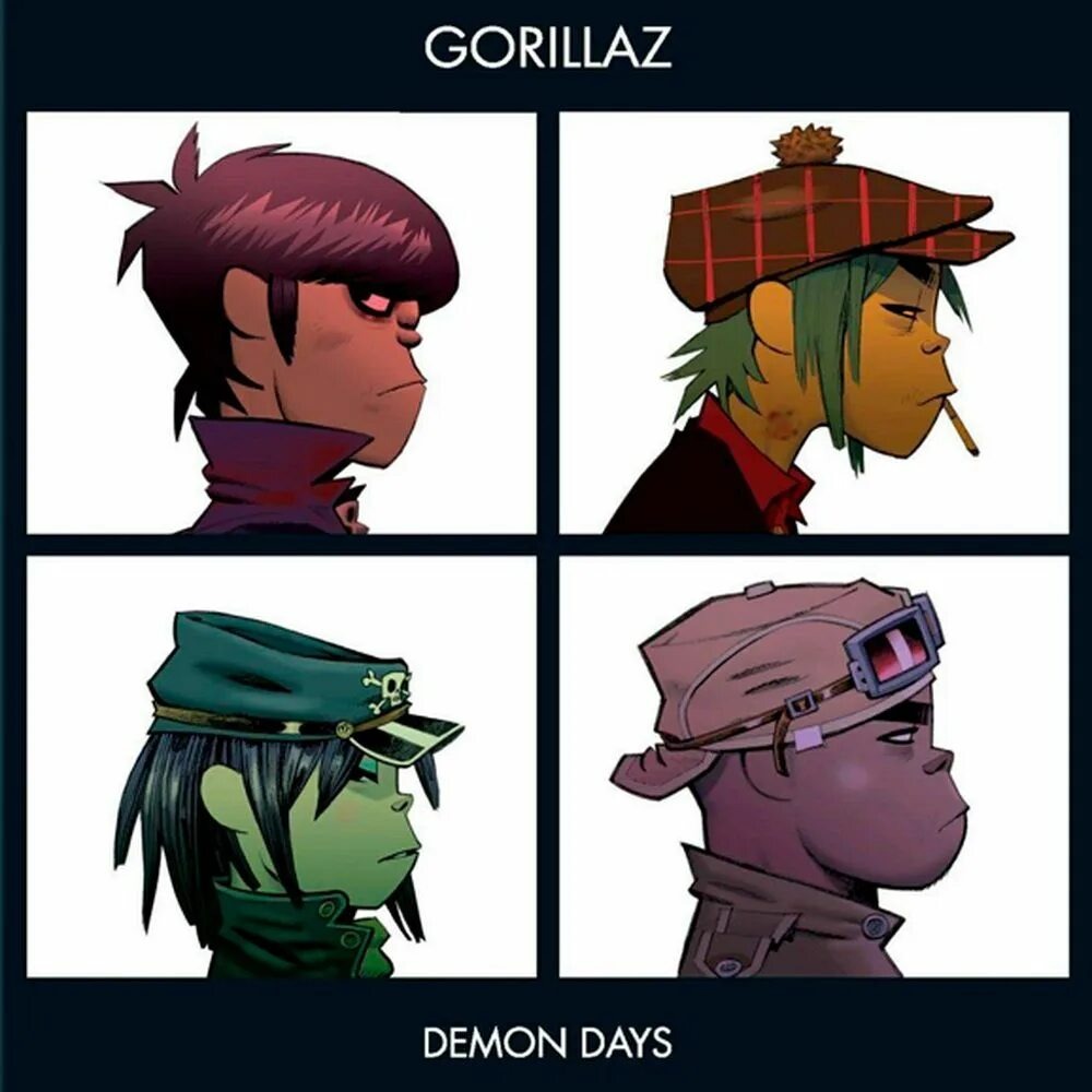 Обложка альбома Demon Days.Изображение взято из открытых источников.