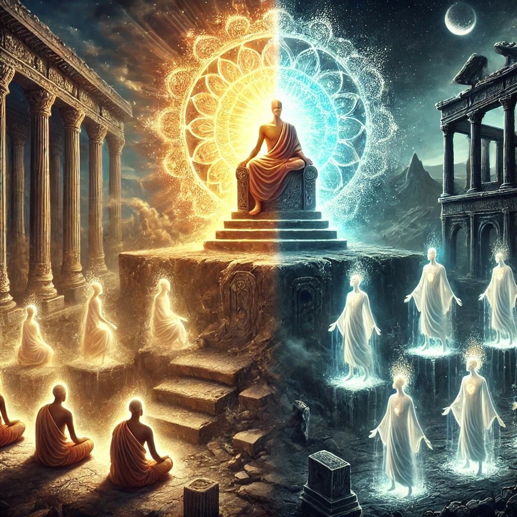 Папство являет собой одну из форм того, как человеческий ум искажал суть духовного поклонения. Вместо поиска непосредственного единства с Богом, оно поставило свои земные границы, свои земные титулы, свои образы, что затушевывает подлинную суть Бога как Духа