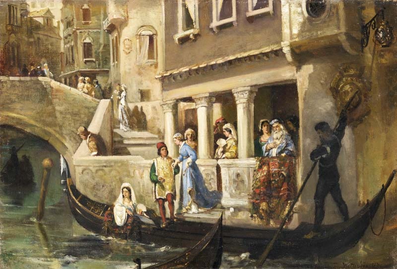 Вильгельм Котарбинский "Посадка в гондолу"