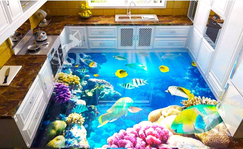 #кухня #красиво #пол #наливной 