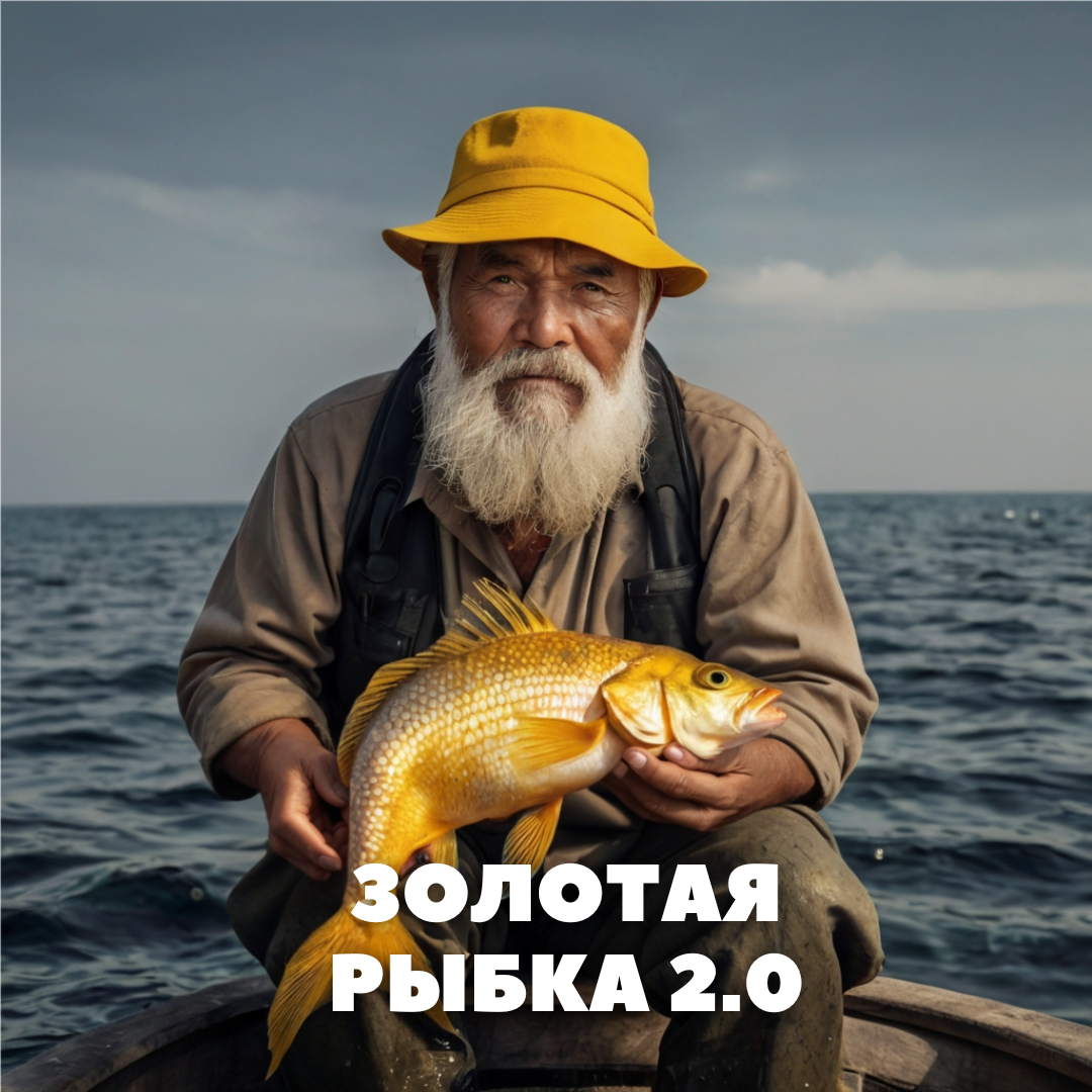 Поймал дед рыбку, да не простую, а Золотую