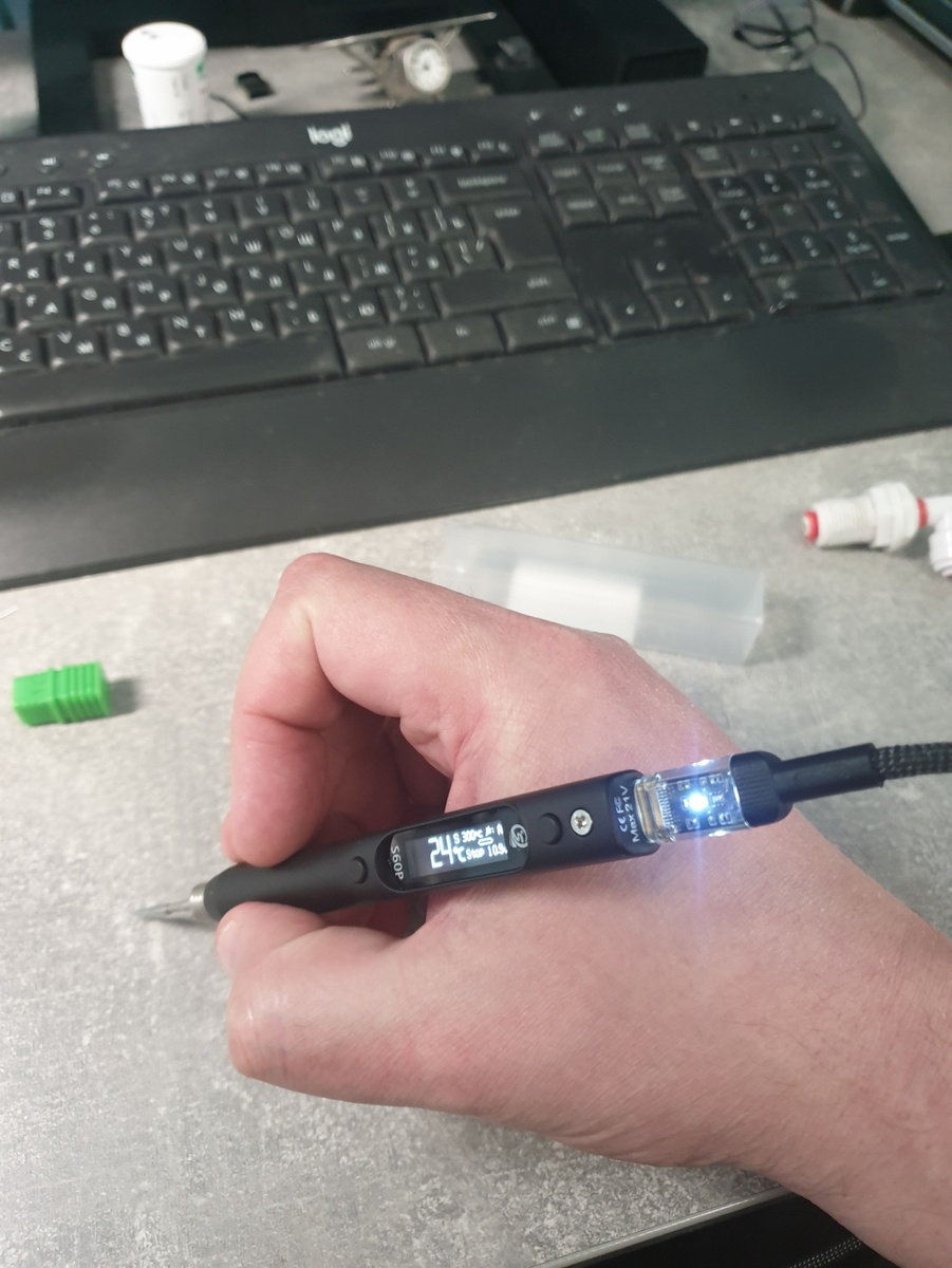 Мой новый паяльник Sequre S60.