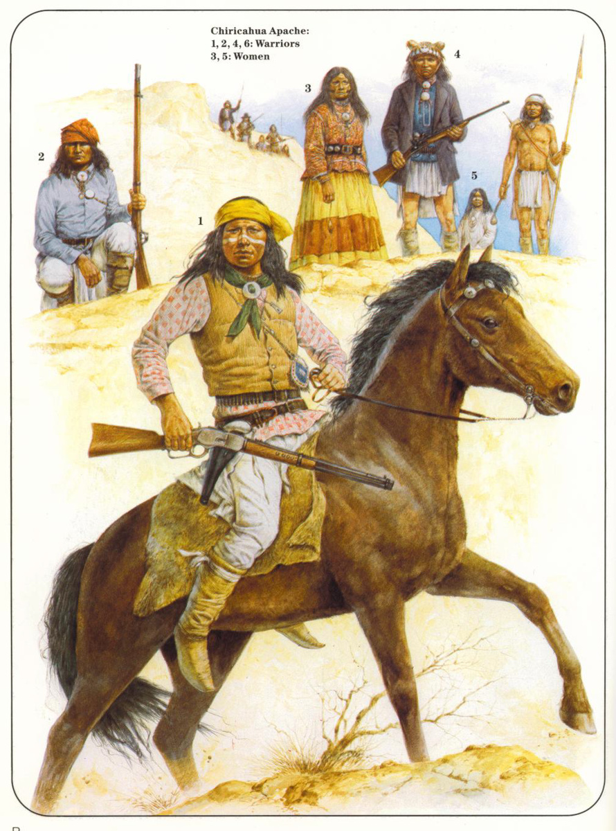 Чирикауа-апачи. Источник: Hook R., The Apaches. London. 1987