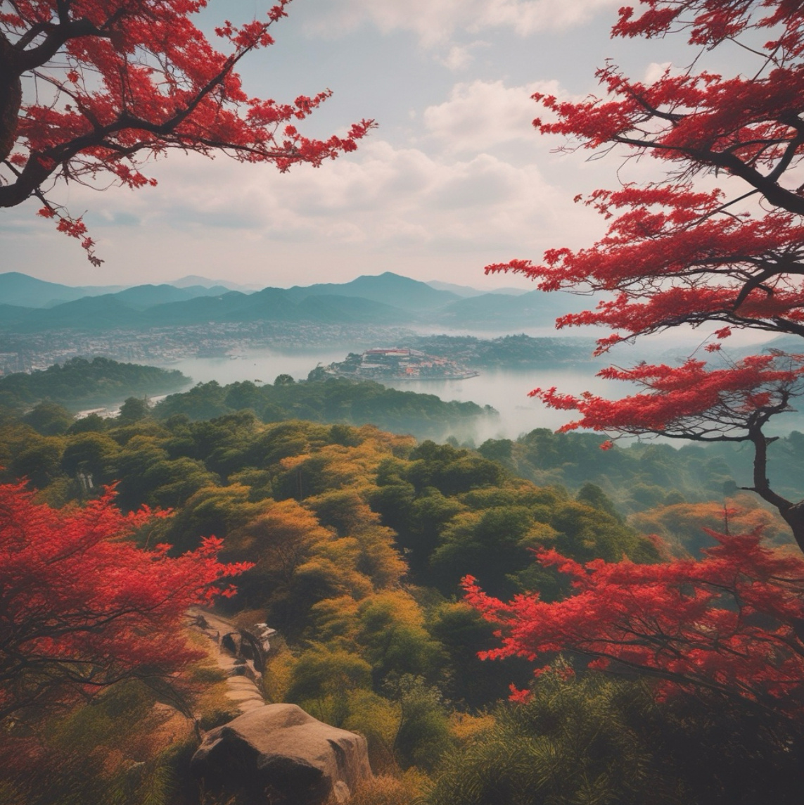 Данного места нет в Токио, Сеуле, Убуде (это все AI)