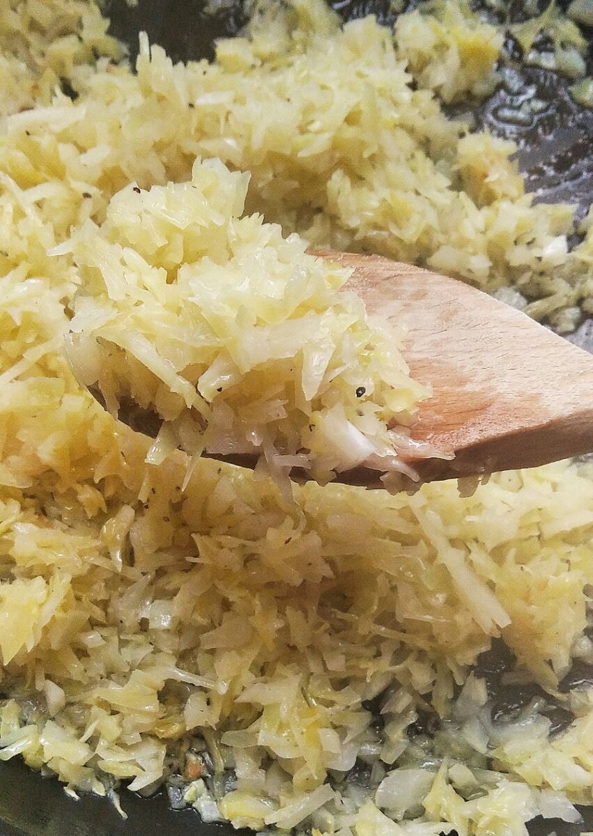 Полуготовая капустка.