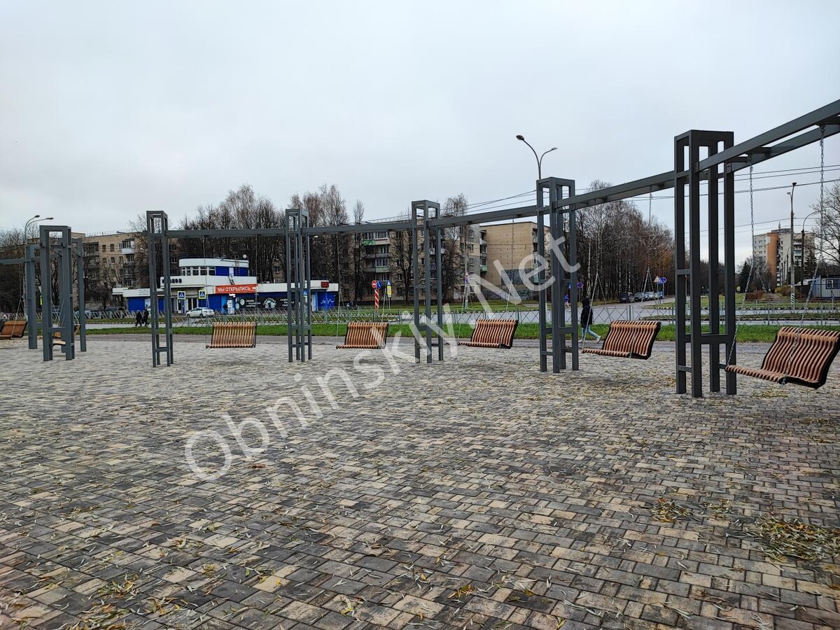 Новые качели появились в Обнинске